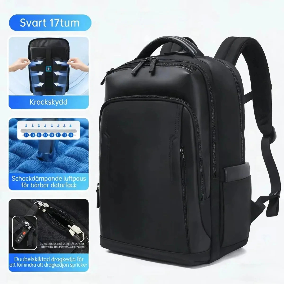 NuvinPack™ Reseryggsäck för bärbar dator