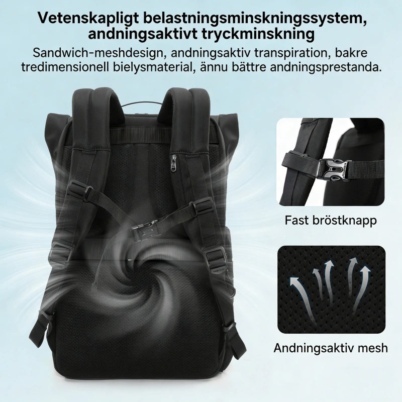 NuvinPack™ TPU Vattentät Reseryggsäck