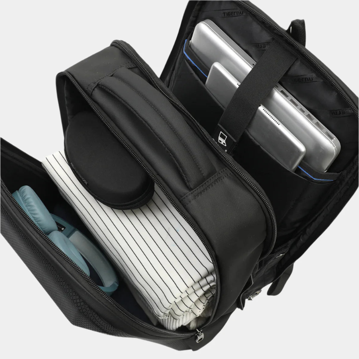 NuvinPack™  Ultratunn Expanderbar Laptopryggsäck