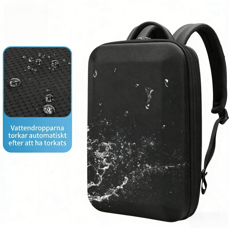 NuvinPack™  Ultratunn Expanderbar Laptopryggsäck