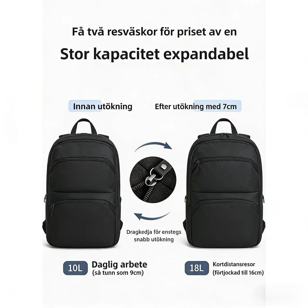 NuvinPack™ Affärsryggsäck för laptop