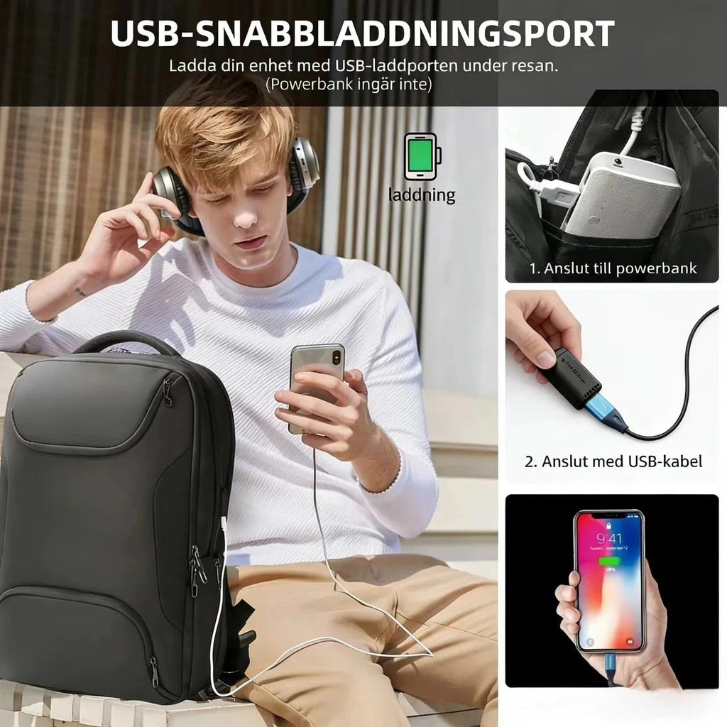 NuvinPack™ Affärsryggsäck för laptop